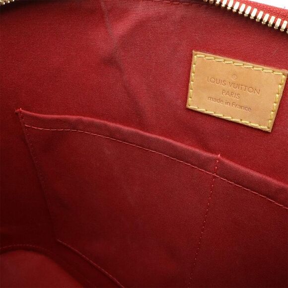 Pre Loved louis vuitton Alma Handbag Monogram Women red | red Handbags - Picture 8 of 8